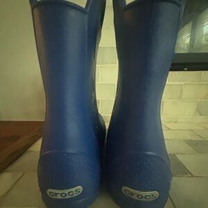 CROCS Kids Blue Rain Boots